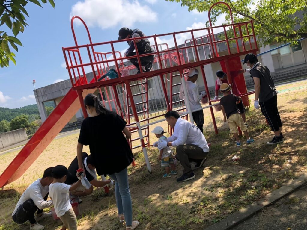 大阪府河内長野市　美加の台小学校でボランティア活動をしてきました！