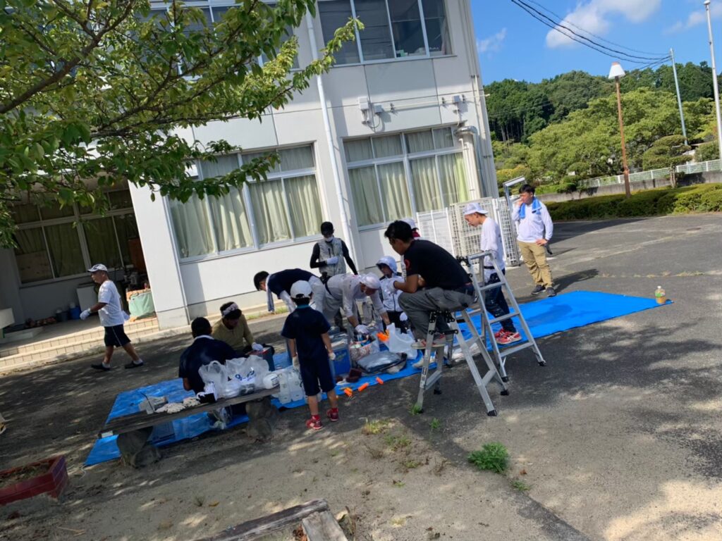 大阪府河内長野市　美加の台小学校でボランティア活動をしてきました！
