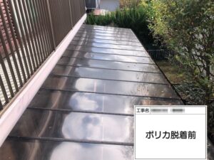 テラス屋根のポリカ脱着作業をレポート！｜大阪府河内長野市美加の台