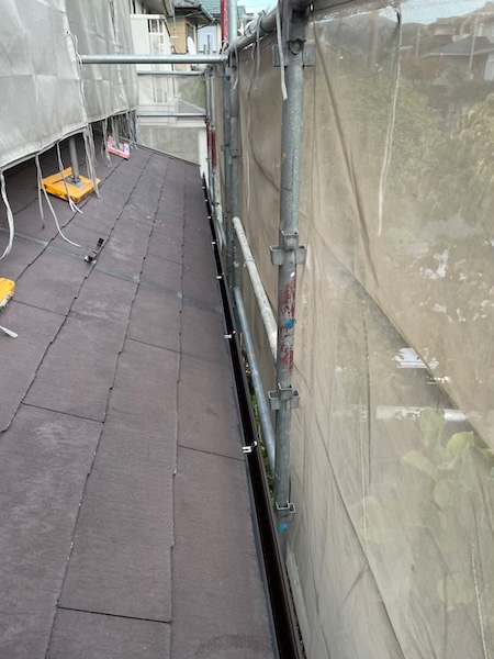 雨樋交換工事 軒樋の設置をレポート｜大阪府河内長野市美加の台