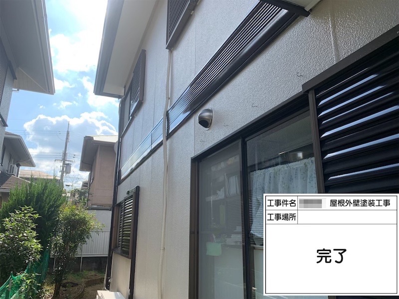 大阪府河内長野市美加の台｜足場解体撤去〜解体後洗浄〜塗装工事施工後をレポート