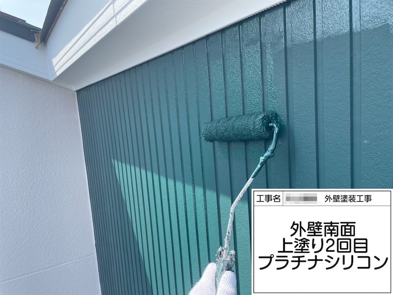 大阪府松原市丹南 I様邸 屋根カバー工事・外壁塗装工事「工事の進捗がスムーズで、こちらの希望に合わせてくれました。満足しています！」