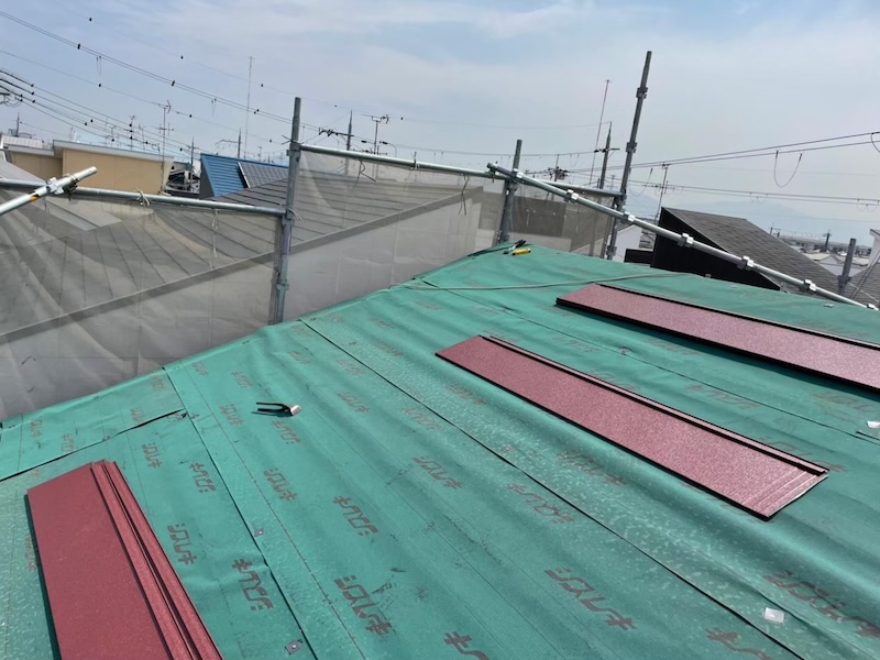 大阪府松原市丹南 I様邸 屋根カバー工事・外壁塗装工事「工事の進捗がスムーズで、こちらの希望に合わせてくれました。満足しています！」