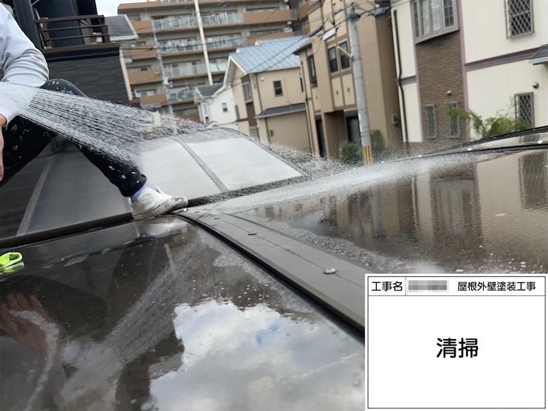 大阪府堺市 T様邸 屋根塗装・外壁塗装工事 プラチナルーフ遮熱・プラチナシリコン遮熱「丁寧に工事してくれてありがとうございます。予定通りに工事を終えられてよかったです。」