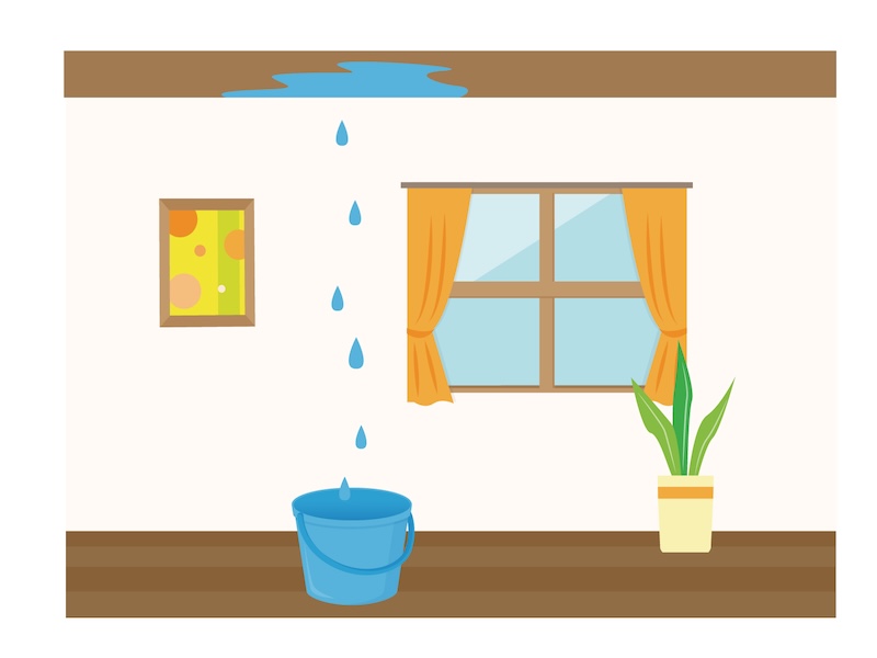 突然の雨漏りに慌てない！自分でできる応急処置と注意点
